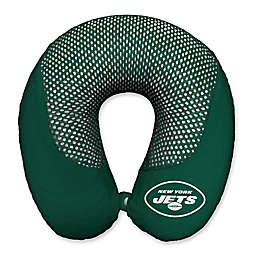 NFL New York Jets Cooling Gel Memory Foam U-Neck Travel Pillow