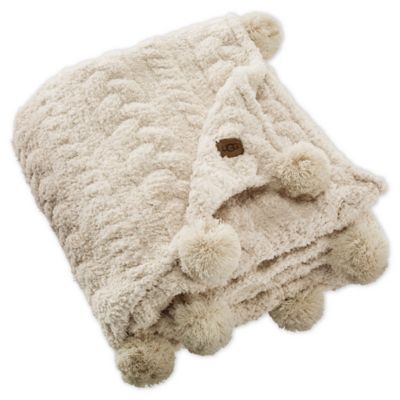 ugg pom pom throw