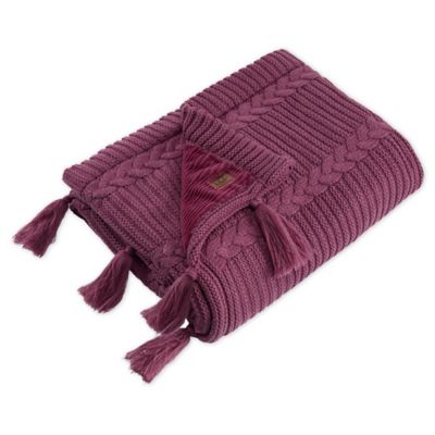 ugg cable knit throw