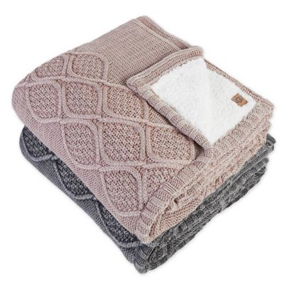 ugg cable knit throw