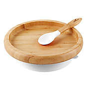 Avanchy Suction Classic Plate and Spoon in White