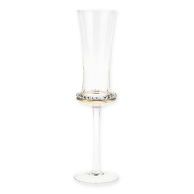 champagne flutes with diamonds