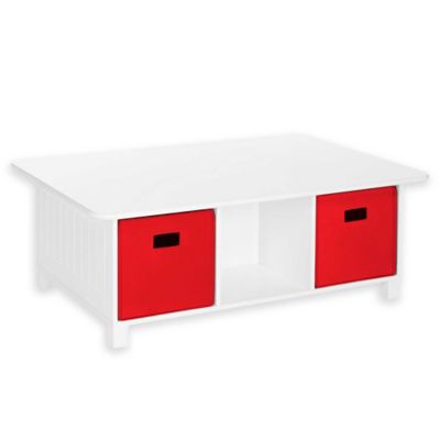 kids activity table with storage