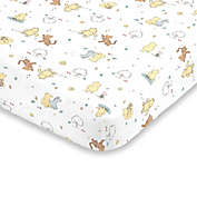 Disney&reg; Classic Pooh Fitted Crib Sheet in Ivory