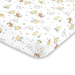 Disney® Classic Pooh Fitted Crib Sheet in Ivory