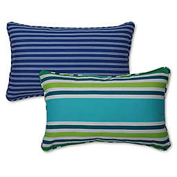 Pillow Perfect Stripe Rectangular Throw Pillow Set (Set of 2)