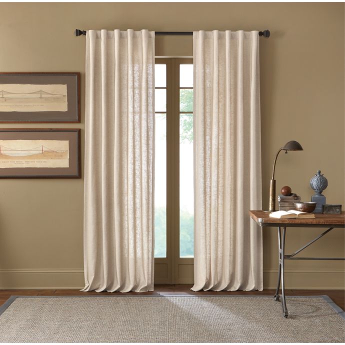 Download Cambria® Malta Rod Pocket/Back Tab Window Curtain Panel | Bed Bath and Beyond Canada