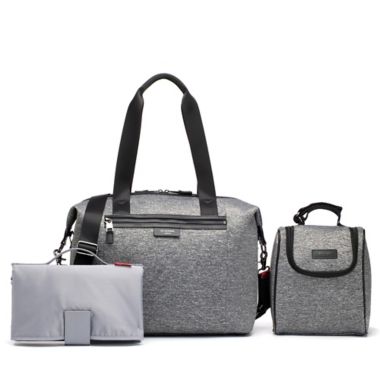 Storsak&reg; Stevie Luxe Diaper Bag in Grey. View a larger version of this product image.