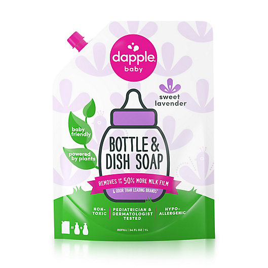 Alternate image 1 for Dapple® 34 oz. Lavender Bottle & Dish Soap Refill
