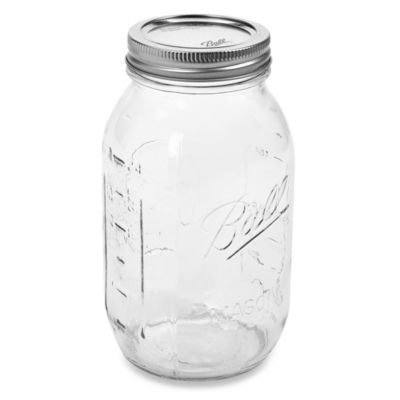 Ball&reg; Regular Mouth 12-Pack 1 qt. Glass Canning Jars
