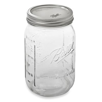 Ball&reg; Wide Mouth 12-Pack Glass Canning Jars