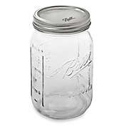 Ball&reg; Wide Mouth 12-Pack 1 qt. Glass Canning Jars