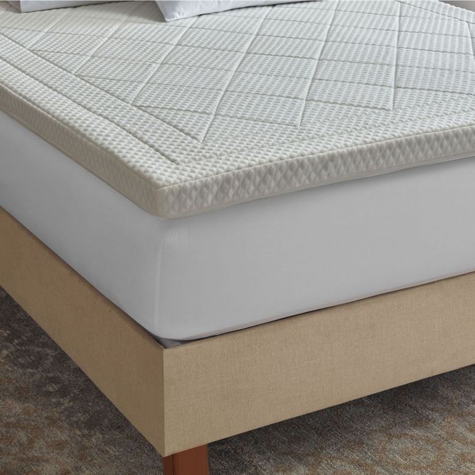 Therapedic Deluxe Memory Foam Mattress Topper Bed Bath Beyond