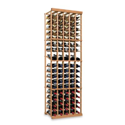 Wine Enthusiast N&#39;FINITY 5-Column Wine Rack Kit with Display in Natural