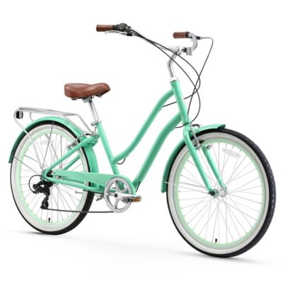 sixthreezero women's 26 inch 7 speed cruiser bike