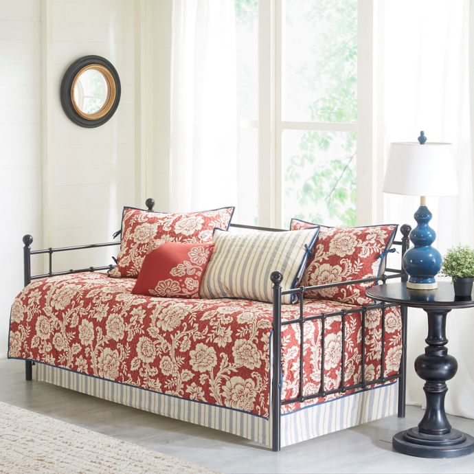 Madison Park Lucy 6Piece Cotton Twill Printed Daybed Set Bed Bath