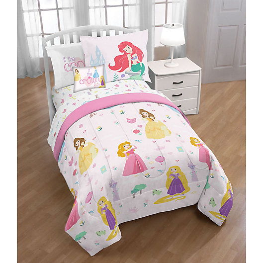 Alternate image 1 for Disney® Princesses 3-Piece Twin/Full Comforter Set