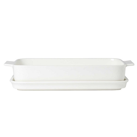 Alternate image 1 for Villeroy & Boch Clever Cooking Rectangular Baking Dish with Lid