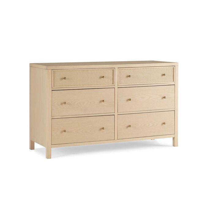 Ed Ellen Degeneres Gentilly Double Dresser In Blonde Bed