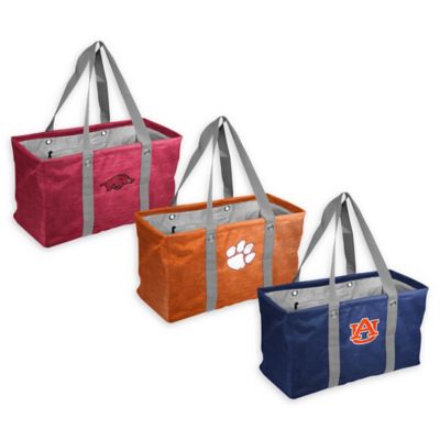 Collegiate Patterned Muli-pocketed Junior Caddy Tote 