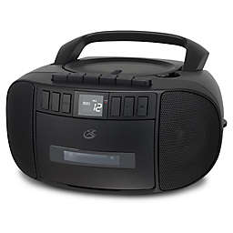 GPX CD, Cassette and AM/FM Boombox in Matte Black