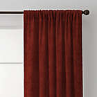 Alternate image 1 for Scroll 63-Inch Rod Pocket/Back Tab Window Curtain Panel in Cayenne (Single)