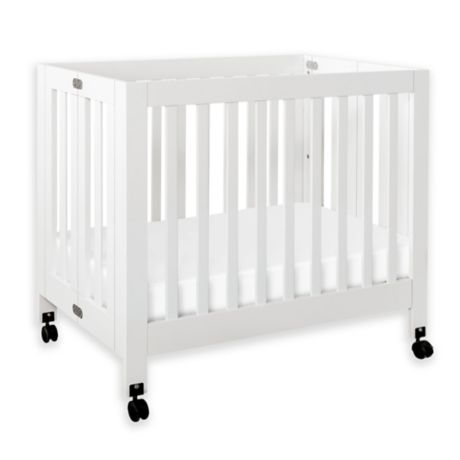 Babyletto Origami Mini Crib In White Buybuy Baby