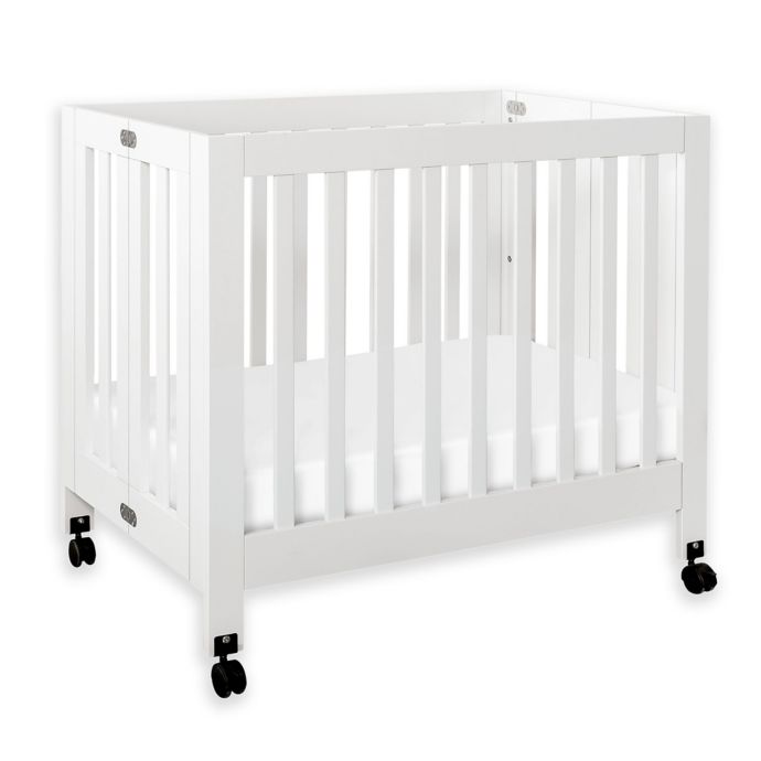 Babyletto Origami Mini Crib In White Bed Bath Beyond