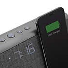Alternate image 4 for iHome&trade; Bluetooth Dual Alarm Clock in Gunmetal with Qi Wireless Charging