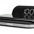 Alternate image 6 for iHome&reg; Qi Wireless Charging Compact Alarm Clock in Black with USB Port