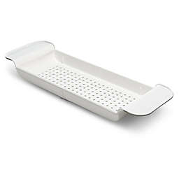 madesmart® Expandable Bath Tray in White/Grey