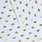 Alternate image 3 for Intelligent Design Metallic Dot Printed Queen Sheet Set in White/Gold