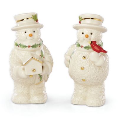 snowman salt and pepper shakers