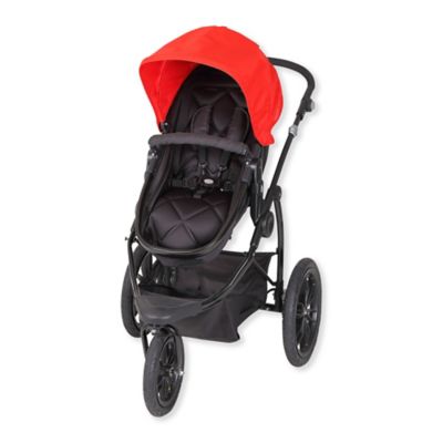 baby trend red and black jogging stroller