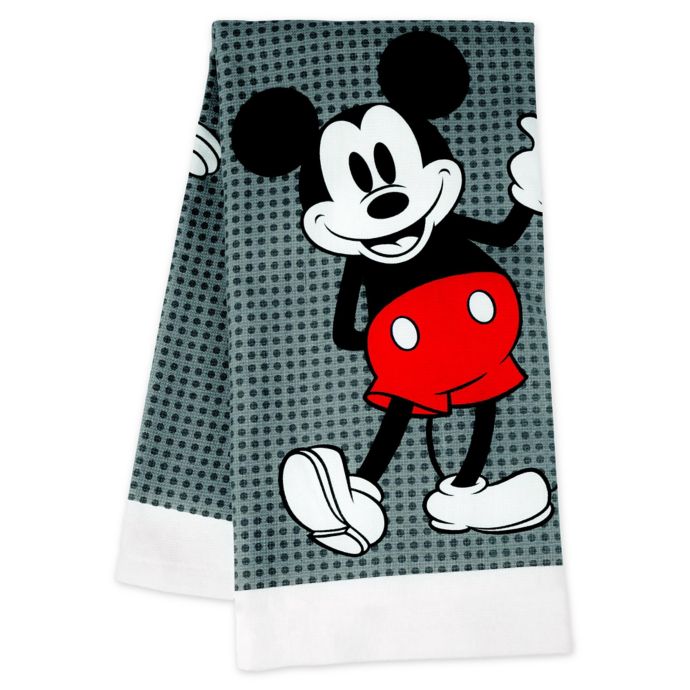 Disney Mickey Mouse Kitchen Towel In Black White Bed Bath Beyond