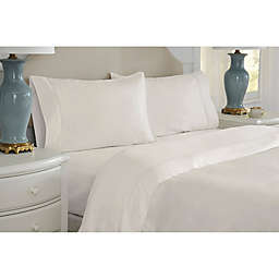 Pointehaven 525-Thread-Count Queen Sheet Set in Ivory Pearl