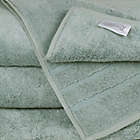 Alternate image 2 for Cariloha&reg; Turkish Cotton/Viscose Blend 3-Piece Bath Towel in Ocean/Mist