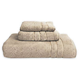 Cariloha® Turkish Cotton/Viscose Blend 3-Piece Bath Towel in Stone