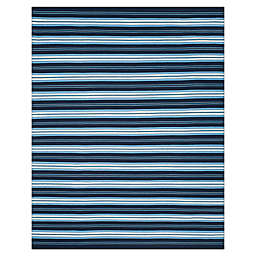 Lauren Ralph Lauren® 9' x 12' Leopold Stripe Area Rug in Navy