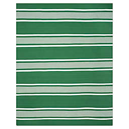 Lauren Ralph Lauren® Hanover Stripe 8' x 10' Handcrafted Area Rug in Green