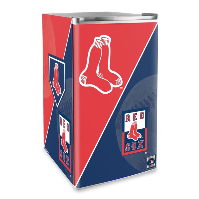 Boston Red Sox Licensed Counter Height Refrigerator Bed Bath