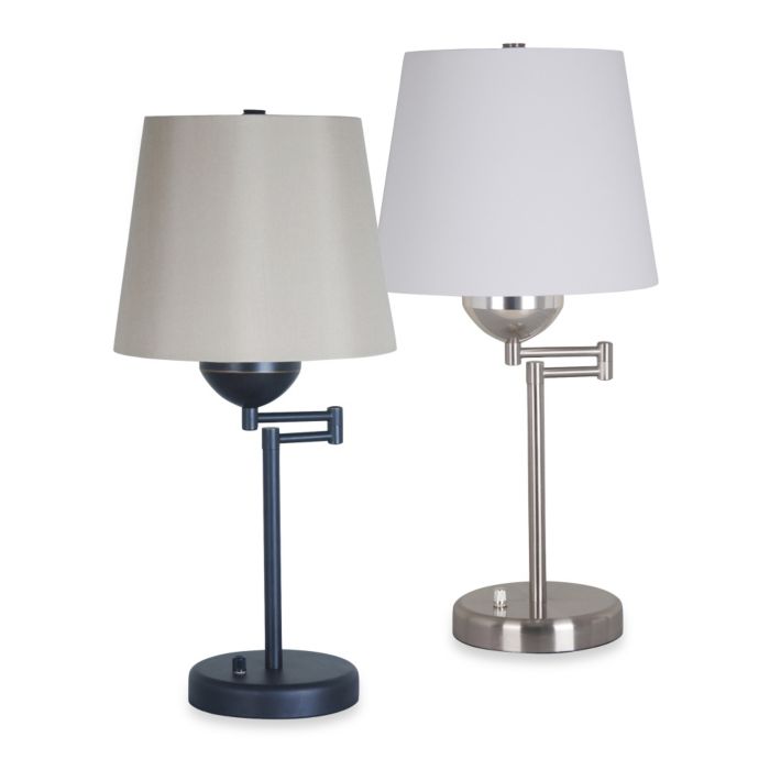 Dual Function Swing Arm Ambient Light/LED Reading Light Bed Bath and