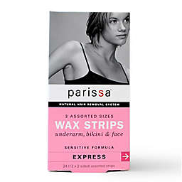 Parissa® 24-Count Wax Strips Assorted Size for Underarm Bikini and Face