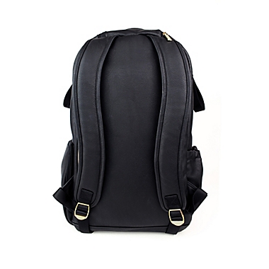 Itzy Ritzy&reg; Stud Diaper Bag Backpack in Black/Gold. View a larger version of this product image.