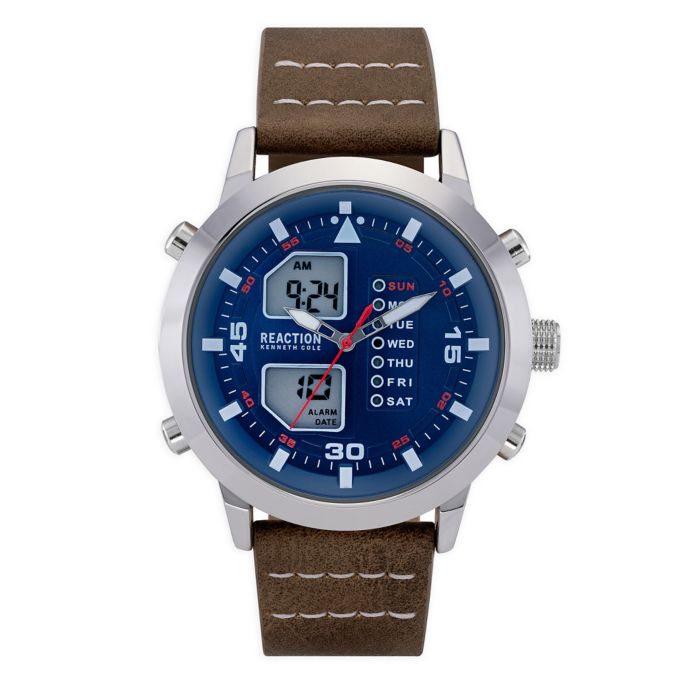 kenneth cole reaction analog digital watch manual
