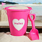 Alternate image 0 for Shapes Personalized Plastic Beach Pail &amp; Shovel in Pink