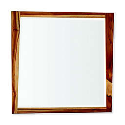 EcoDecors Significance 36-Inch x 35-Inch Teak Wall Mirror in Natural
