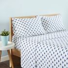 Alternate image 2 for Felicity 144-Thread-Count Percale Cotton Full Sheet Set in Blue