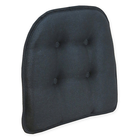 Alternate image 1 for Klear Vu Tufted Embrace Gripper® Chair Pad in Black