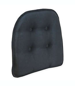 Cojín de poliuretano para silla Klear Vu Tufted Embrace Gripper® color negro